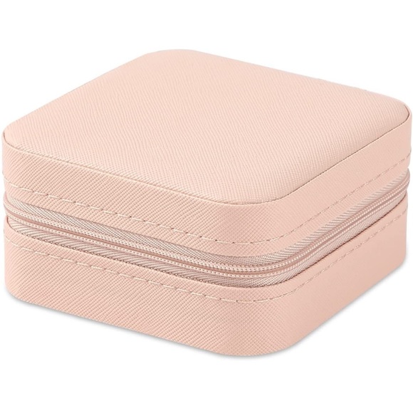 NWT Luxe small Full Zip Jewelry Case in light Pink. - Picture 2 of 5